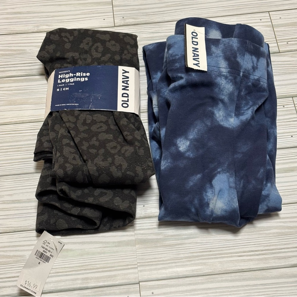 Old Navy High-Rise Leggings Set ~ Women’s Size Small NWT
